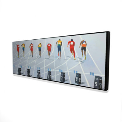 «Race of 10 Meters», reproduction sur toile
