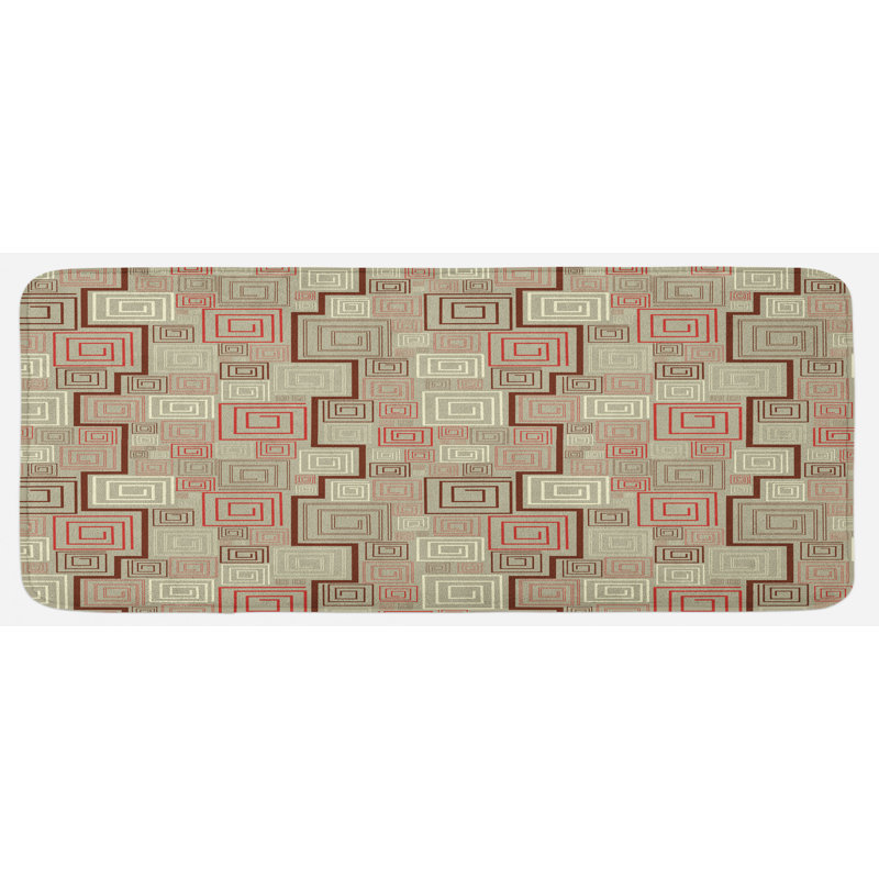 Tapis de cuisine abstrait