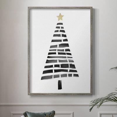 Christmas Holiday Art LXX Framed Print - Solid Wood