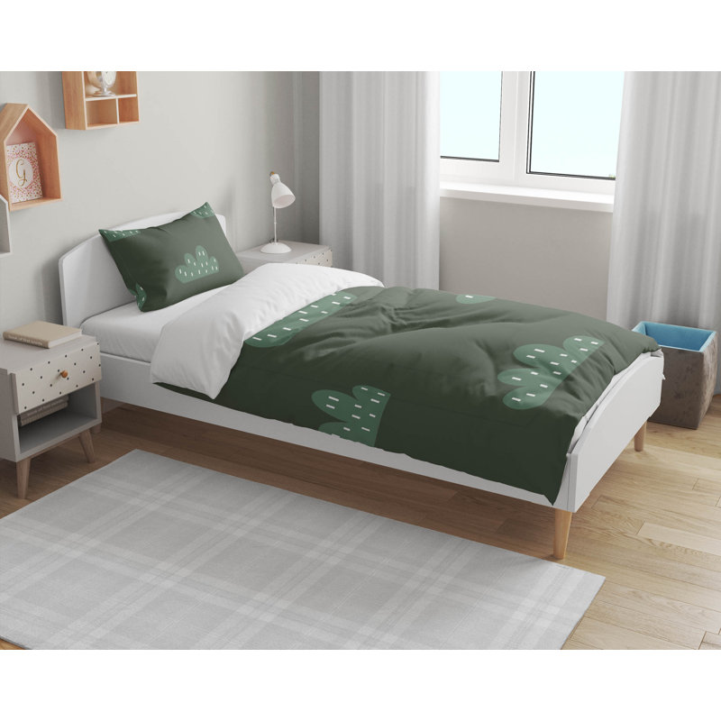 Stega Cloud Comforter Set, Chimichurri Geometric