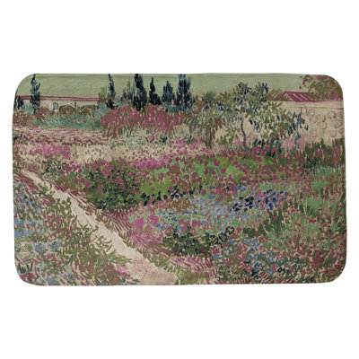 Tapis pour salle de bain garten bluhender Kinsey