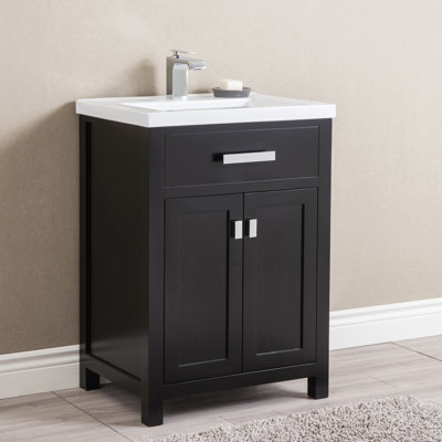 Caitlyn 24'' Single Bathroom Vanity with Ceramic Top