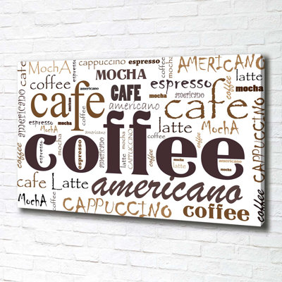 Coffee - Wrapped Canvas Print