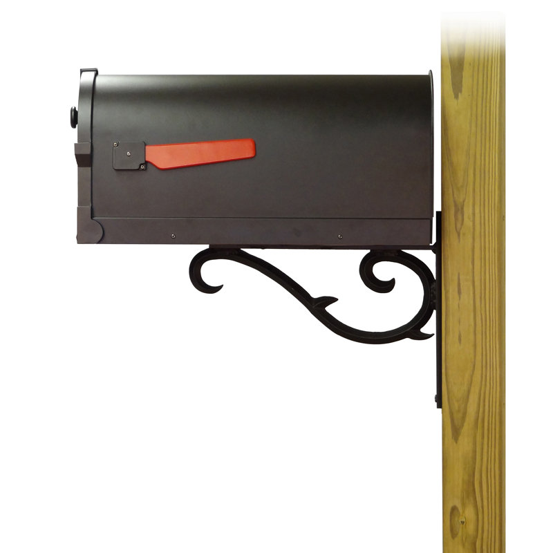 Savannah Aluminum Post Mounted Mailbox