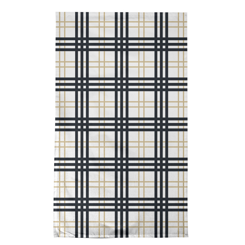 Torchon de luxe New Orleans football, Noir / noir / beige, polyester