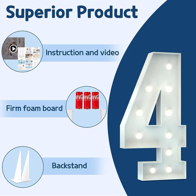 Kaytlyn 43.2'' Marquee Sign