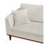 Chaise longue blanche rembourrée avec repose-pieds-1942773144