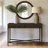 Fluted 2-Drawer Storage Console Table