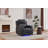 Power Reclining Chair with LED Lights, Cup Holders, Storage & USB Ports-123766283