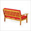 Causeuse et table basse Peyton-768254701