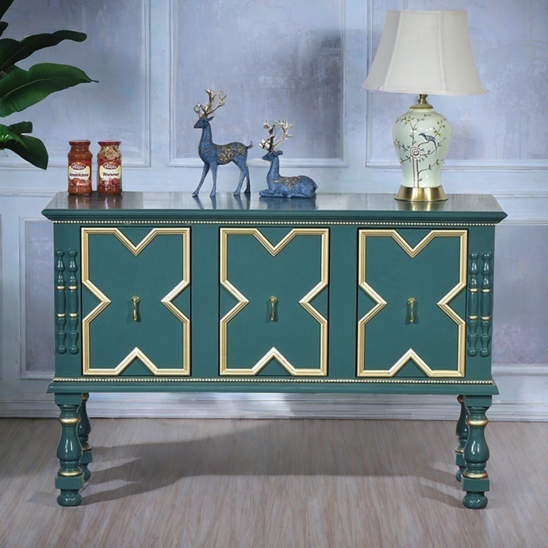 Armoire d'appoint européenne à trois portes