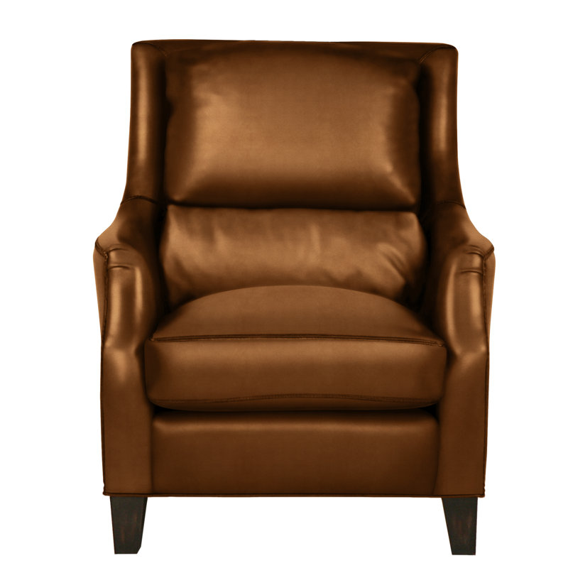 Savoy Leather Armchair, Toscana (Maestro Artisano), Ash Honey