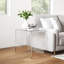 Coffee Table with Acrylic,Sled