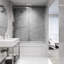 Houston 56-60" W x 66" H Double Sliding Frameless Tub Door with 3/8" Clear Glass-1976851655