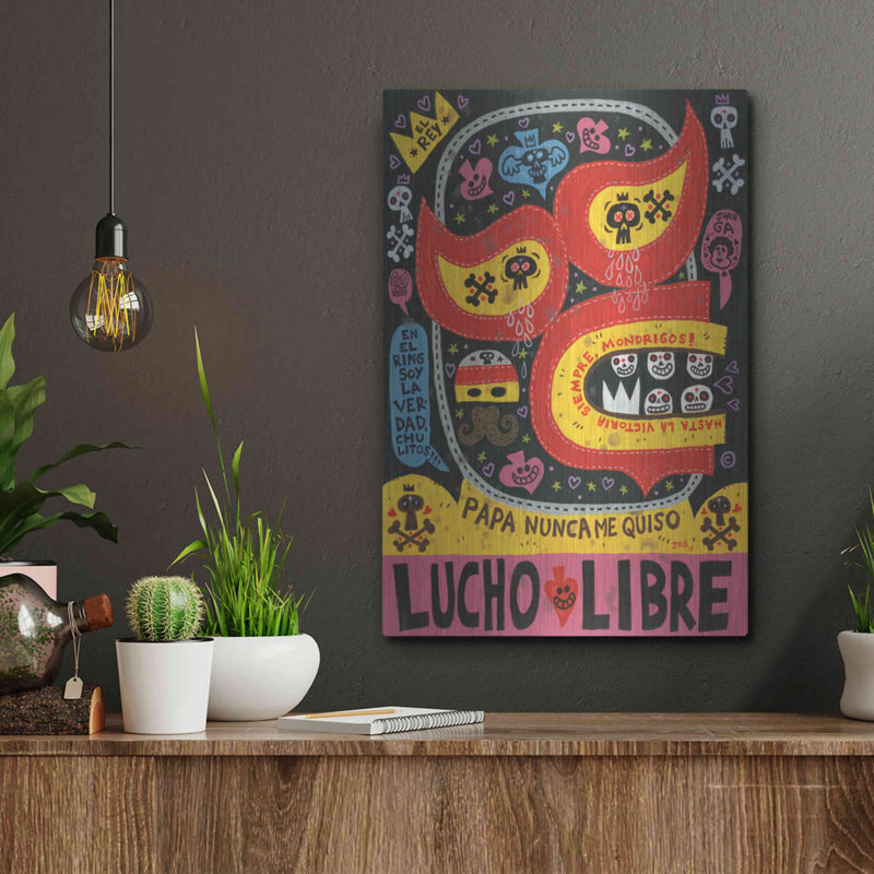 «El Fuerte» par Jorge R. Gutierrez, H 16 po x l 12 po