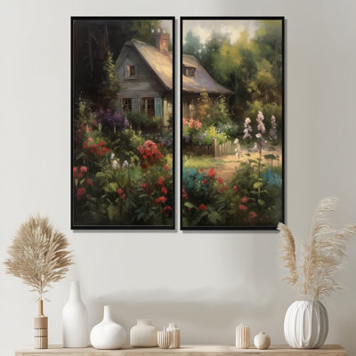 «Rupen Quaint Cottage and Garden Oasis IV», impression sur toile