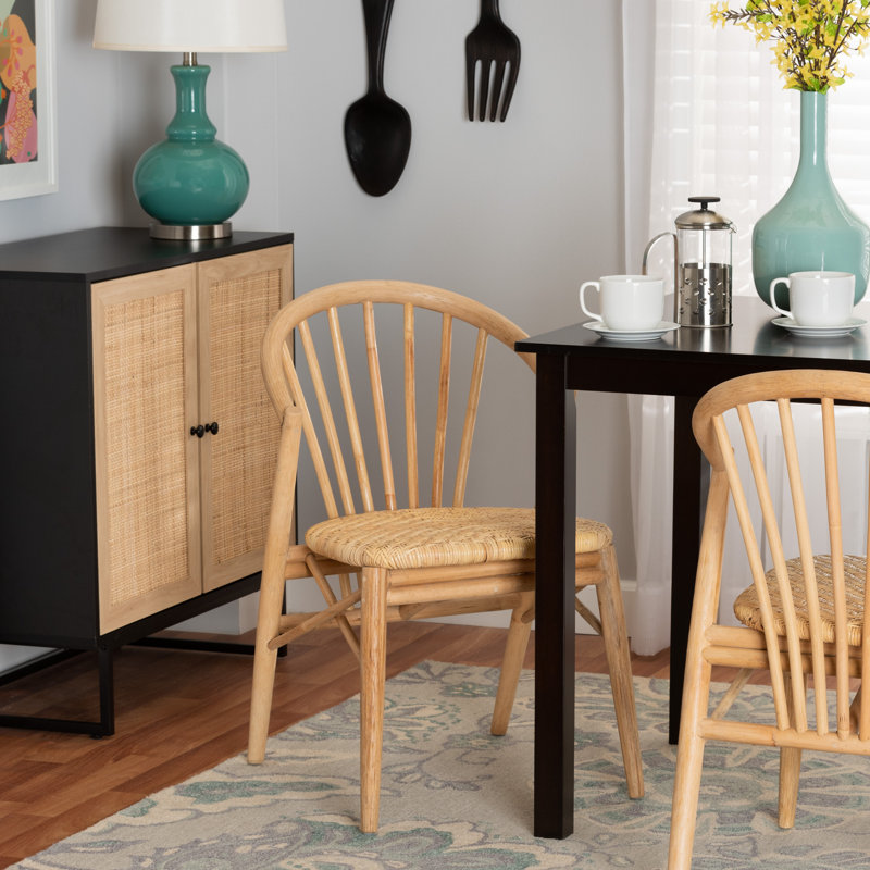 Alexsis 44.96cm H Slat Back Side Chair