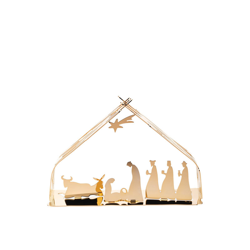 Bark Christmas Nativity Set, Gold
