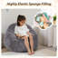 Shell Shape Bean Bag Chair for Kids and Teens-117428371