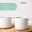 Mikasa Farmhouse Heart Stoneware Mugs, 380ml, White