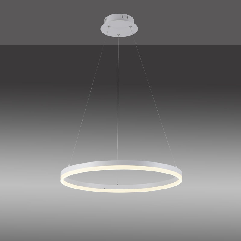 Aavni 1 - Light Waggon Wheel LED Chandelier, 120cm H x 60cm W x 60cm D