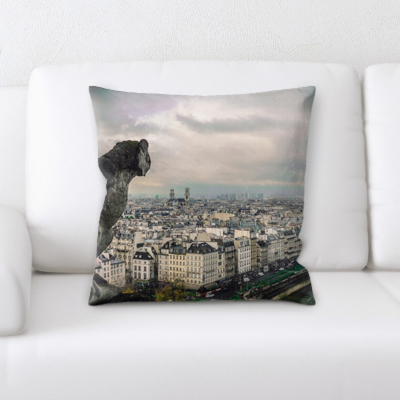 Housse et insert de coussin carré Statue