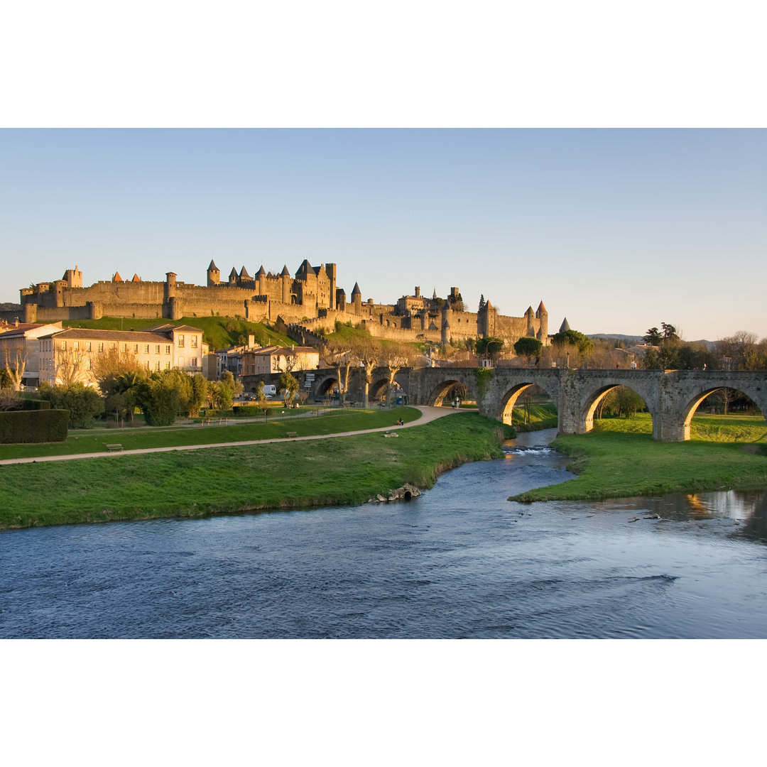 Carcassonne von JavierGil1000 - Foto ohne Rahmen auf Leinwand