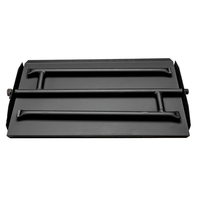Brûleur à gaz en acier thermolaqué à triple flamme pour foyer au gaz, 24 po (ouverture minimale: H 2,50 po x l 24,50 po 
