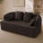 2-in-1 Foldable Sofa Bed with Textured Chenille Fabric