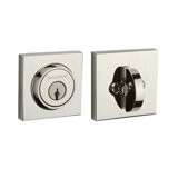 Contemporary Single Cylinder Deadbolt with Smartkey