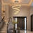 Bryah 3 - Light Chrome LED Shaded Pendant-555815691-622079610
