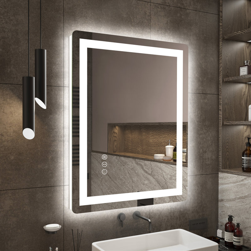 Miroir de meuble-lavabo de coin Dokes, 28 po x 36 po