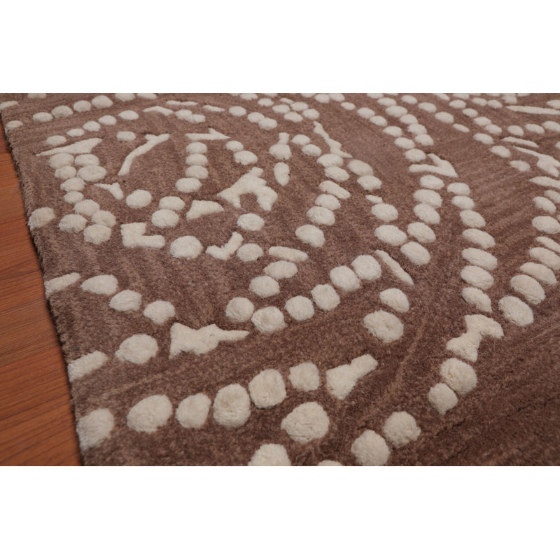 Wool Abstract Indoor Rug