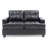 Stylish Transitional Loveseat For Two