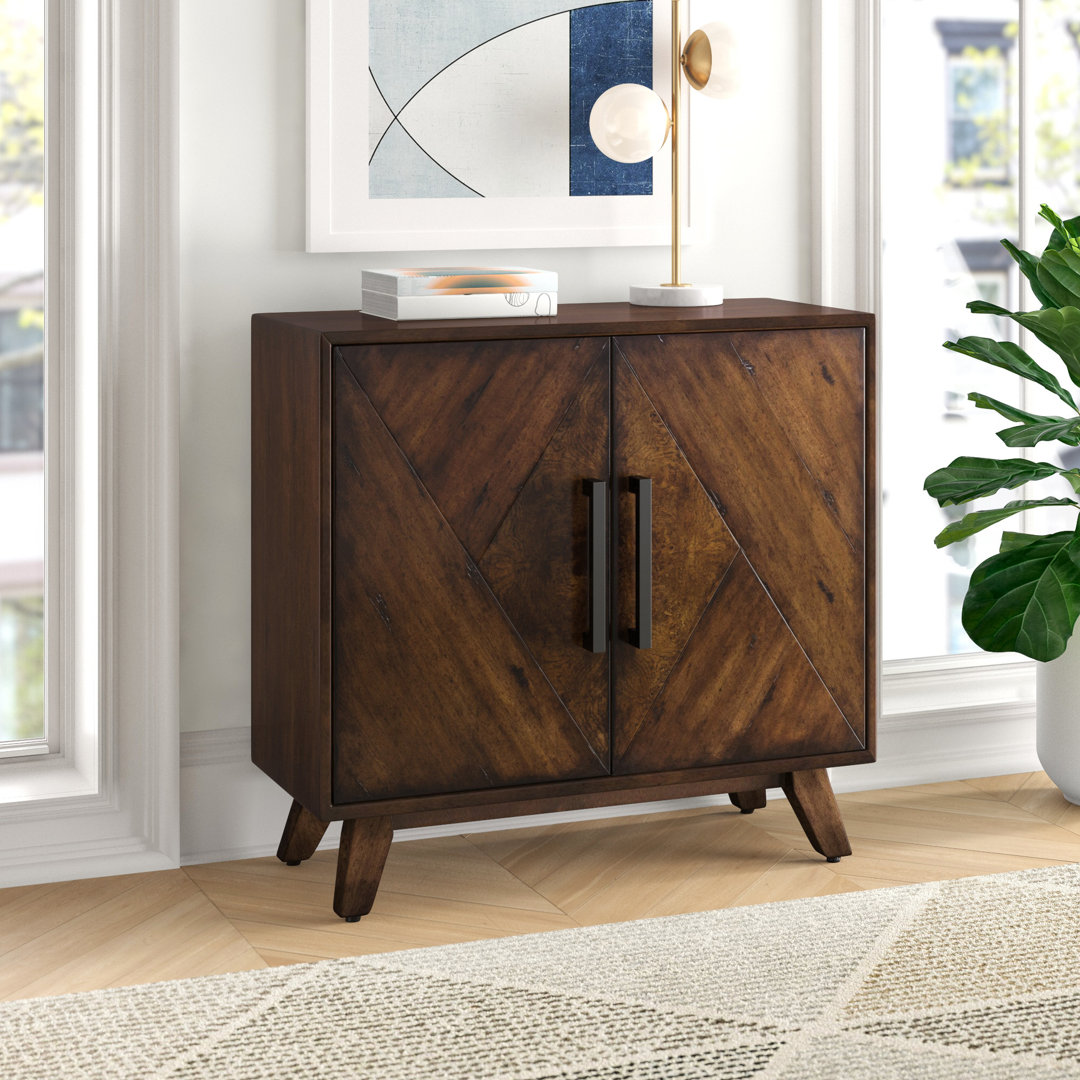 Eliza Solid Wood Accent Cabinet Mercury Row®