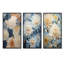 «Garden Bliss Mums» en blanc et bleu - ensemble de 3 impressions murales «Mums»-104074081-104074092