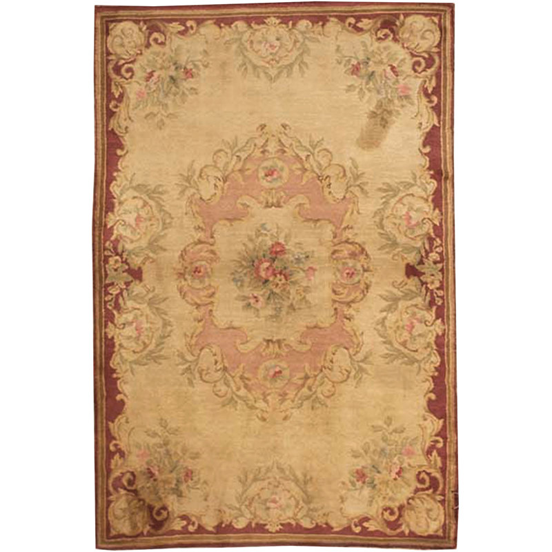 Hand-Knotted High-Quality Red Area Rug