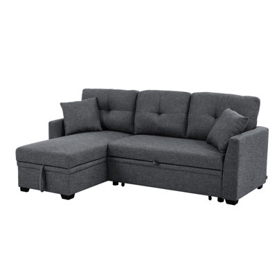 Modular Sleeper Sectional Sofa With Storage