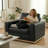 Accent Sofa Chairs, 42'' Width Oversized Armchairs In Linen Living Room,Reading,Office-1223919838