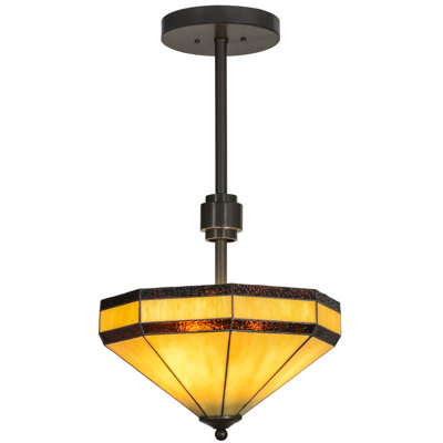 3 - Light Semi Flush Mount