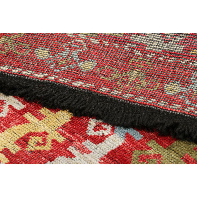 Rug & Kilim's Tribal Rug With Primitivist Geometric Patterns