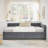 Upholstered Tufted Bed Frame With Two Drawers, Sofa Bed Frame With Comfortable Backrest And Armrests-753382440
