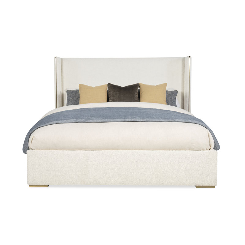 Cadence Upholstered King Wingback Bed