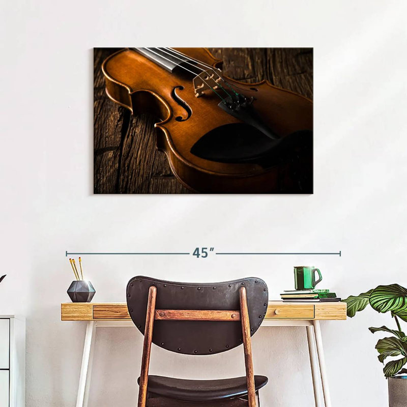Abarca Violin Woodgrain, 24" H x 36" W