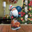 Masterpiece Wood Carved Fatherfrost Pets Santa Figurine