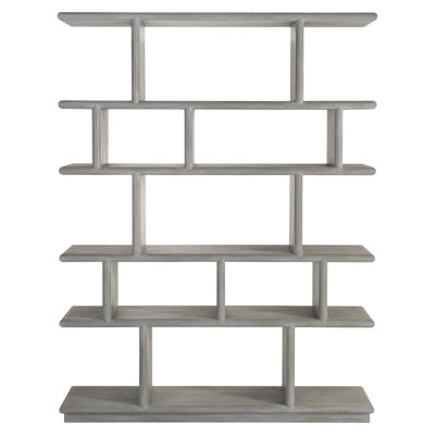Sereno Solid Wood Etagere Bookcase