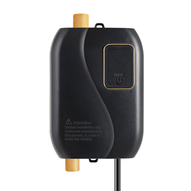 Mini 3kw/110 Volt Electric Tankless Water Heater, Gold