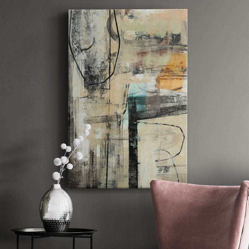 " Persistence I " Painting Print, 60" H x 40" W x  1" D