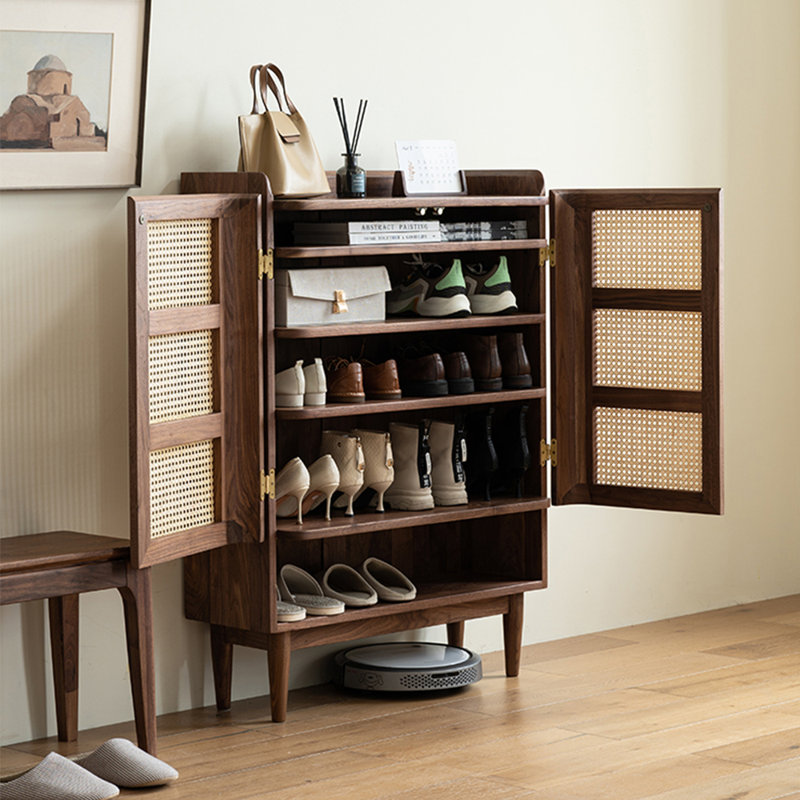 Populaire armoire à chaussures de rangement rétro
