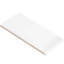 Carreau de céramique bullnose blanc 3 "x 6" Essential